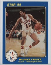 1984-85 Star NBA Court Kings 5x7 Maurice Cheeks #29 HOF