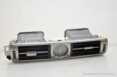 2014 LEXUS IS250 CENTER DASH AIR VENTS W/ ANALOG TIME CLOCK OEM - Image 1 of 4