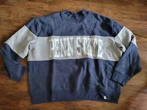 '47 Penn State Women's Sweatshirt Size XL Oversized NWT Blue Gray - Picture 1 of 13