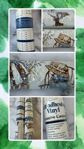 Holly Hobbie Wall Covering Adhesive Vinyl 2 Full Rolls Unopened Sears 1980's VTG - Picture 1 of 6