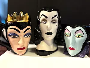 Disney Villians / Kreepsville Maleficent / Evil Queen / Vampira Vase&cup - Picture 1 of 9