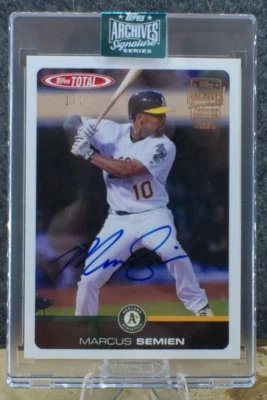 Marcus Semien Topps Archives Signature Series 1/1 2019 Topps Total 1/1 - Image 1 of 4