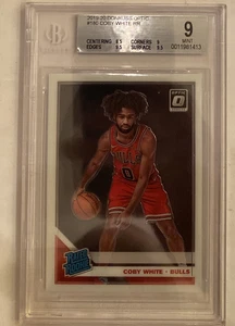 2019-20 Panini Optic Coby White Rated Rookie RC BGS 9 Mint Investment Card #180 - Picture 1 of 3