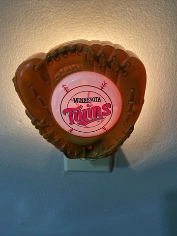 Minnesota Twins Baseball Glove Night Light Cover