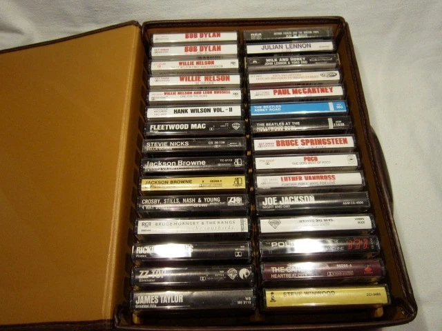 Cassette Tapes Lot of 48 '60s, Mostly '70s, Early "80s Rock, Jazz, Soul Most NM  - Image 1 of 1
