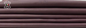ROSEWOOD BROWN Soft Italian Lambskin leather hides 2 skins 14+sqf 0.8mm #B9942 - Picture 1 of 7
