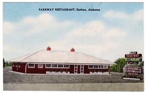 Vintage Postcard Alabama Parkway Restaurant Dothan Alabama nice view E C Kropp - Imagen 1 de 2