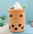 Plush Toy Bubble Tea Boba Cup Squish mallow Cute Soft Gift  Soft Kawaii Fun Kids