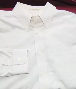 Camicia Eddie Bauer Lt Tan 100% cotone colletto abbottonato manica lunga media - Foto 1 di 4