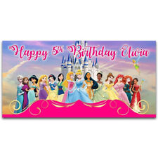 Princess Personalized Birthday Banner