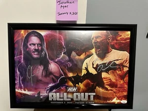 All Elite Wrestling (AEW) Autographed All Out Matchup Monday Poster - Picture 1 of 6
