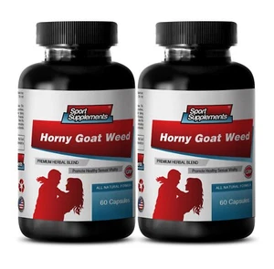 Stamina-focused capsules - HORNY GOAT WEED - Balanced wellness blend 2 Bottles - Picture 1 of 9