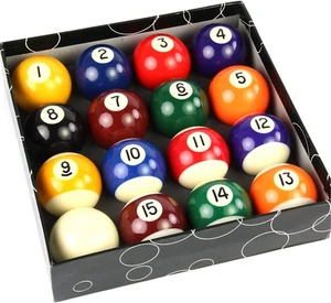 Billiard/Pool Balls, Complete 16 Balls Set - Picture 1 of 5
