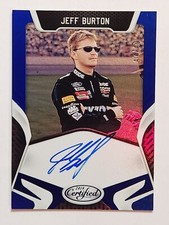 2018 Panini Certified Racing Signatures #CS-JB Jeff Burton Blue Auto #47/49