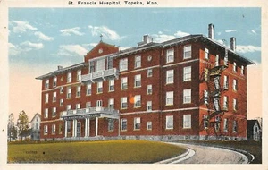 # B2949 TOPEKA, KS. CARTOLINA, OSPEDALE SAN FRANCESCO - Foto 1 di 2
