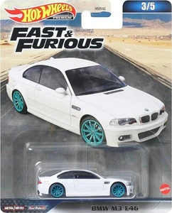 Hot Wheels Fast & Furious BMW M3 E46 Metal Diecast Car Model Toy White 1/64 - Picture 1 of 3