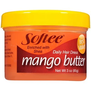 SOFTEE Mango Butter with Shea Butter & Coconut Oil Daily Hair Dress 3 fl.oz - Picture 1 of 3
