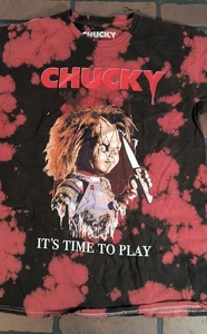 CHUCKY - T-Shirt Batik rot ~nie getragen~ S - Bild 1 von 2