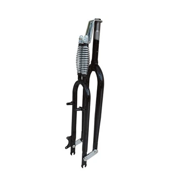 26" Springer Suspension Fork 1" Threaded,Chopper Bike Dual Spring Classical Fork - Image 1 of 4