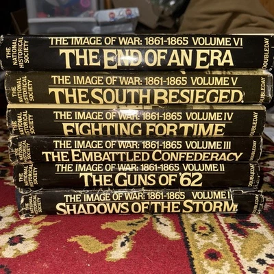 The National Historical Society Image of War 1861-1865 6 Volumes Doubleday Worn - Image 1 of 4