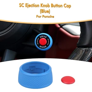 1 Set Blue SC Ejection Knob Button Cap For Porsche Cayenne 2024-2025 - Picture 1 of 17