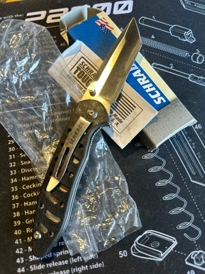 Cuchillo SCHRADE USA SQ586T XTAC Linerlock Extreme Tactical Negro EE. UU. NOS Foto 1 de 4