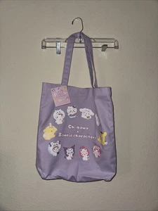 Borsa tote Chiikawa x Sanrio personaggi Kawaii 2025 nuova con etichette Hello Kitty - Foto 1 di 5