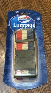 American Tourister 2006 NUEVO Correa de Equipaje Rojo Blanco Azul Patriótico Max 72"" LEER - Imagen 1 de 4
