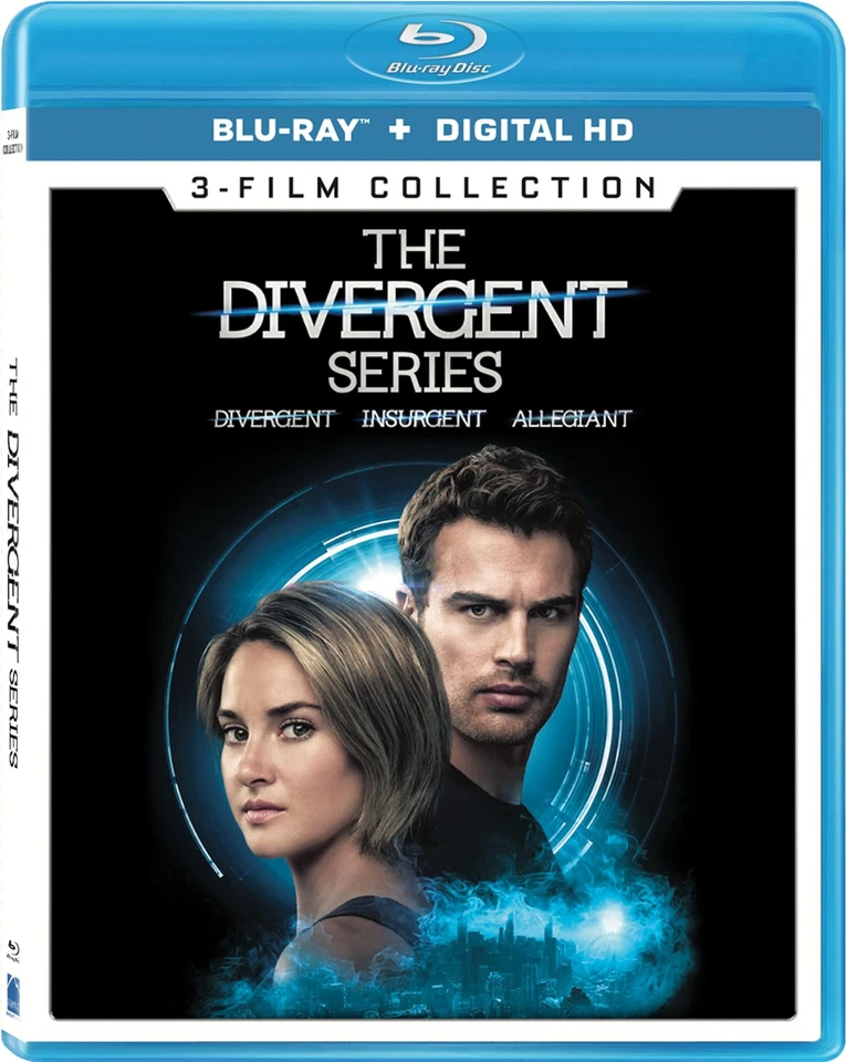 The Divergent Series 3-Film Collection (Blu-ray) Shailene Woodley Theo James - Image 1 of 1