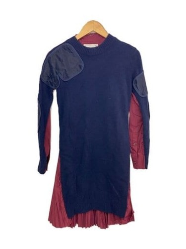 sacai Abito manica lunga 1 Lana NVY 16 02889