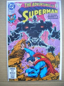 DC THE ADVENTURES OF SUPERMAN NR. 491 JUN '92 "A GOOD HEAD ON YOUR SHOULDS" - Bild 1 von 1