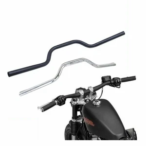 1" 25mm Tracker Handlebars Drag Bars For Harley Sportster XL 883 1200 Black - Bild 1 von 9