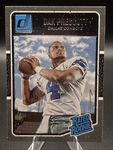 Tarjeta de novato Dak Prescott #363 2016 Panini Donruss fútbol americano - Imagen 1 de 2