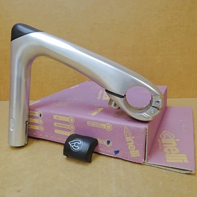New-Old-Stock Cinelli Oyster Silver Stem w/ 26.0 mm clamp (140 mm) - Image 1 of 4