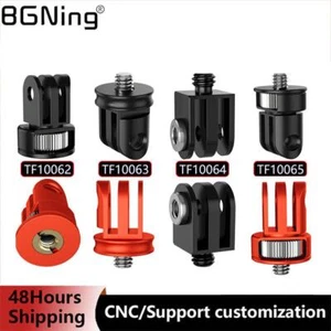 Mini 1/4" Screw Tripod Adapter 360 Rotating Mount Holder for GoPro Hero 12 11 10 - Picture 1 of 15