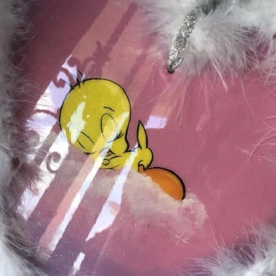 Pájaro piolín Y2K pintado a mano único con recorte de piel 🐥💗  Foto 1 de 4