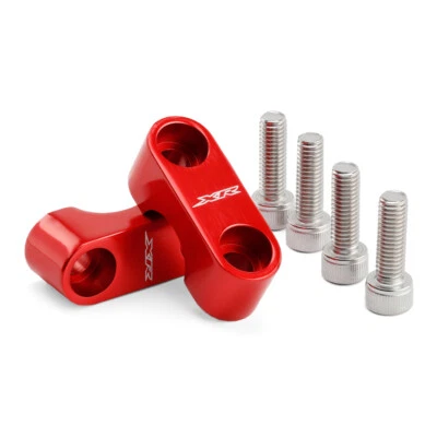 Cubierta de abrazadera de manillar CNC 7/8"" para HONDA XR250 XR230 XR400 XR 250 400 600 650 R Foto 1 de 4