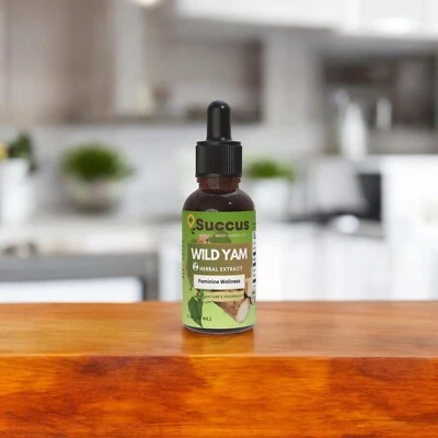 Tintura de ñame silvestre - bienestar femenino (sin alcohol) Foto 1 de 3