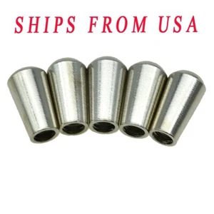 5pcs KAISH SAE 8-32 Metal Toggle Switch Tip Cap Fit Gibson/Switchcraft Nickel - Picture 1 of 6