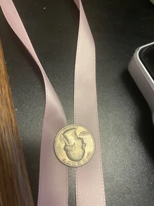 5/8" pale pink double faced satin ribbon, by the 2 yard piece - Picture 1 of 1