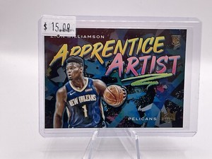 2019-20 Panini Court Kings Apprentice Artist #9 Zion Williamson Pelicans