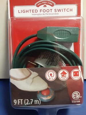 New Holiday Time 9' Lighted Foot Switch! - Image 1 of 4