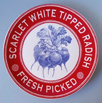 Cracker Barrel Farm To Table Dinner Plate. 12" Round. (1) - Image 1 of 4