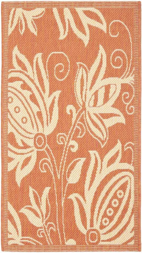 Safavieh Indoor / Outdoor Terracotta / Natural Area Rugs - CY2961-3202 - Image 1 of 1