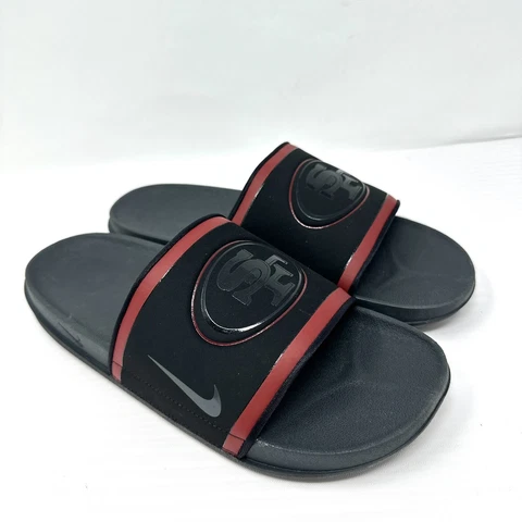 Nike Offcourt Slides San Francisco 49ers Sandals Mens Size 10 NFL Football New Cover