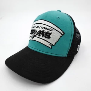 San Antonio SPURS Hat Cap Snap Back Black Blue New Era 9Fifty Hardwood Classics - Picture 1 of 14
