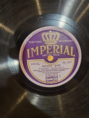 Irving Kaufmann – There's A Rainbow 'Round My Shoulder / Sonny Boy 78rpm UK Pres - Image 1 of 4