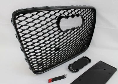 cubierta parachoques delantero centro principal rejilla negra estilo RSQ7 se adapta a 2007-2015 Q7 Foto 1 de 4