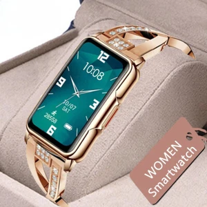 Ladies Smart Watch Women Luxury watches Fitness Tracker Smartwatch Smart Watch - Picture 1 of 30