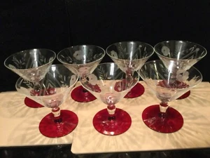 7 SHERBETTI CHAMPAGNE PIEDI RUBINO - SPEDIZIONE GRATUITA - LDR - Foto 1 di 4